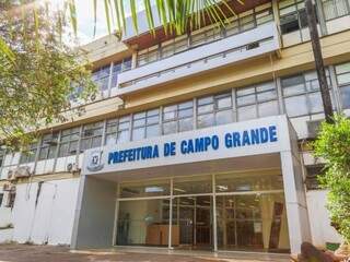 Prefeitura de Campo Grande. (Foto: Fernando Antunes/Arquivo).