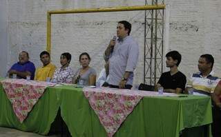 Marcio Fernandes participou de evento em Bonito para assinar convênios (Foto: Divulgação)