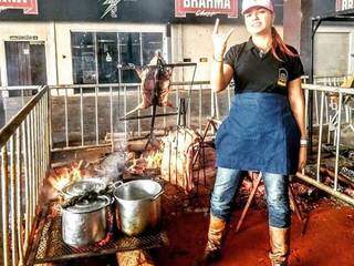 Thays é uma assadora apaixonada por carne.