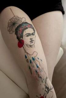 Frida, a mulher conhecida pela força libertária. 