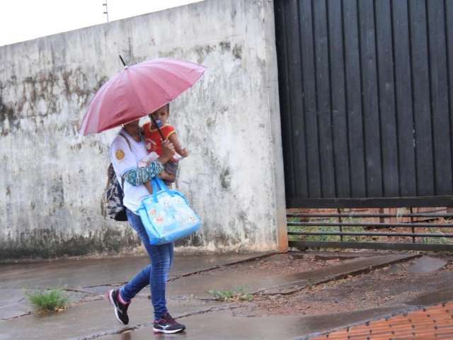 Ap&oacute;s 42 dias de estiagem, chuva chega durante a madrugada em MS