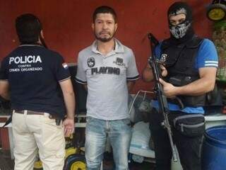 O paraguaio Anderson Valdez, um dos presos hoje em Pedro Juan Caballero (Foto: ABC Color)