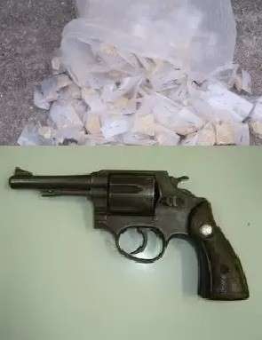 Adolescente de 13 anos &eacute; detida com rev&oacute;lver calibre 38 e drogas