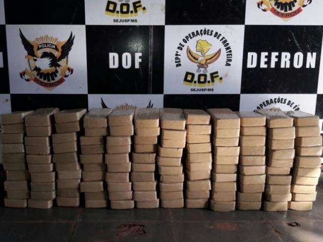 Traficante &eacute; preso com 124 quilos de coca&iacute;na que seriam entregues na Capital 
