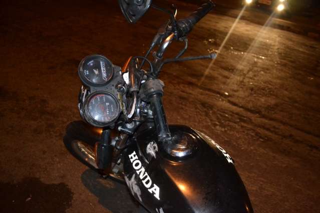 Motociclista fica gravemente ferido ap&oacute;s acidente na rua Amazonas