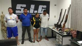 Fernando, Juarez, Jocimara e João paulo foram presos na Capital. (Foto: divulgação/Polícia Civil) 