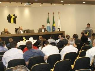A Assomasul conclama os prefeitos e agentes públicos do Estado a engrossar o movimento, em Brasília (Foto: Divulgação/Assomasul)
