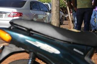 Desrespeito a preferencial deixa motociclista ferido em acidente 