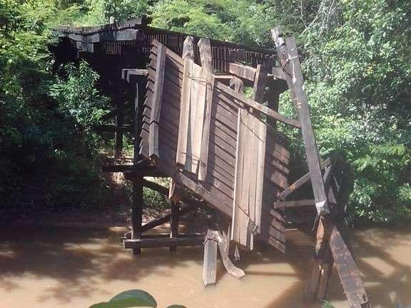 Ponte de madeira que desabou com caminh&atilde;o dar&aacute; lugar a estrutura de concreto