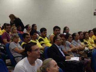 Entidades vão à Câmara Municipal pedir providências sobre o não pagamento de repasses pelo Executivo. (Foto: Alberto Dias)