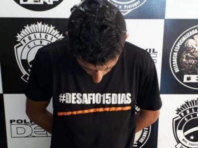 Jovem &eacute; preso no Taquarussu ap&oacute;s roubar o av&ocirc; de cria&ccedil;&atilde;o por 14 anos 
