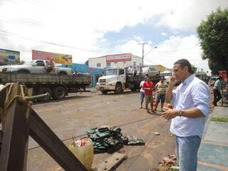 O prefeito de Aquidauana, Fauze Suleiman (PMDB): situação de emergência. (Foto: Aquidauana News)