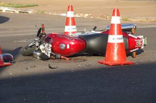 Maioria dos acidentes em cruzamento envolve motociclistas. (Foto: Ana Paula Carvalho)