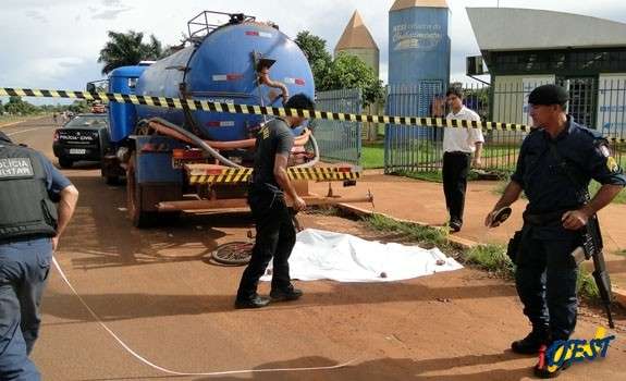 Crian&ccedil;a de oito anos morre atropelada em S&atilde;o Gabriel do Oeste