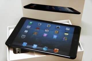Tablet  iPad Mini que será sorteado pelo Campo Grande News.