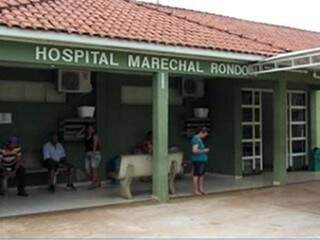 Depois de ser atropelado, o suspeito foi levado ao Hospital Marechal Rondon, onde foi atendido (Foto: Reprodução/ Assessoria SIEMS)