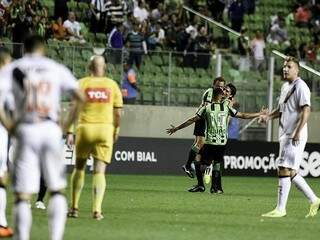 Registro do jogo desta noite em Belo Horizonte. (Foto: América-MG)