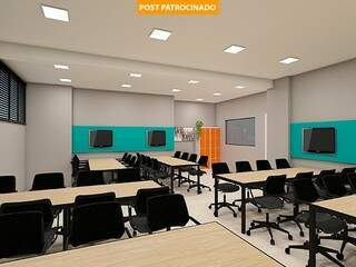 A sala de aula faz parte das estratégias das metodologias ativas. (Foto: Divulgação/ Insted)