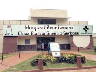 Hospital da Associação Beneficente Elmíria Silvério Barbosa, em Sidrolândia (Foto: Divulgação/Secom)