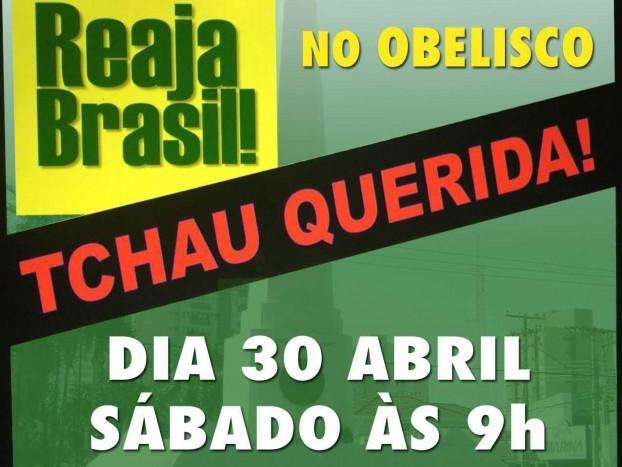 Agora mirando senadores, grupo anti-Dilma far&aacute; manifesta&ccedil;&atilde;o s&aacute;bado