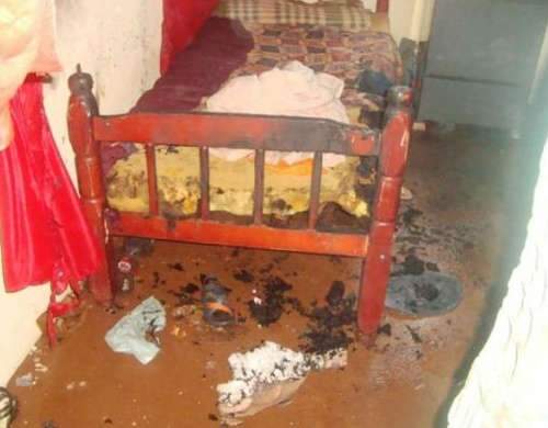  Crian&ccedil;as brincam com isqueiro e acabam provocando inc&ecirc;ndio em quarto
