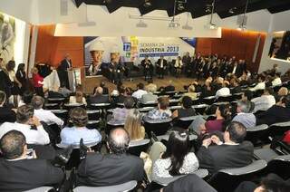 Evento de abertura reuniu várias empresário (Foto: João Garrigó)