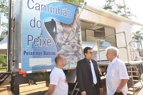 Caminhão será usado para incentivar consumo de peixe em Campo Grande