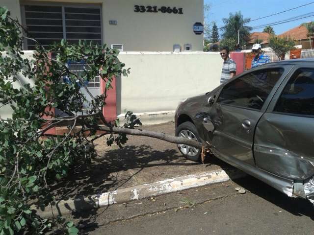 Motorista de 83 anos avan&ccedil;a preferencial e causa capotagem no Bairro Amamba&iacute;