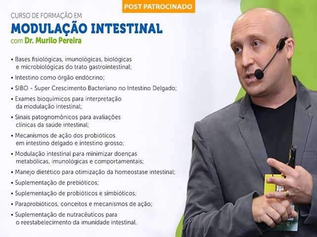 Org&acirc;nica traz curso de Modula&ccedil;&atilde;o Intestinal com Dr Murilo Pereira