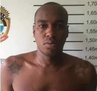 Jorge estava com mandato de prisão em aberto pela prática de diversos assaltos ocorridos na Capital. (Foto: Divulgação/PCMS)