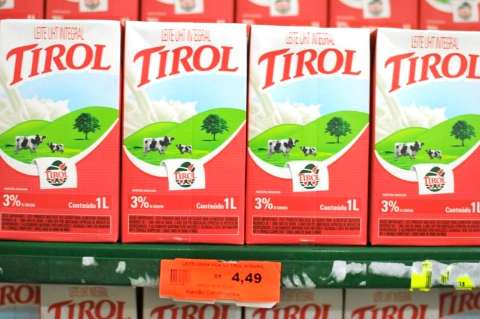 Em um mês, preço do litro de leite sobe 56% nos supermercados