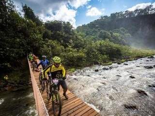 Trilha em bike é uma das atrações do turismo de aventura em MS. (Foto0: Divulgação/ Desafio Brou de Mountain Bike)