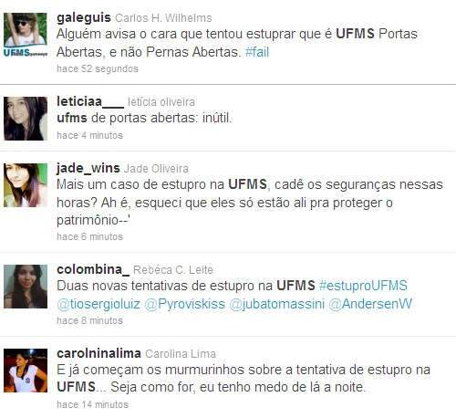  &ldquo;Not&iacute;cia&rdquo; de estupro na UFMS apavora estudantes