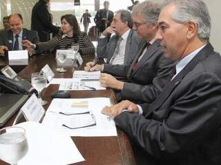Reinaldo Azambuja (PSDB) e bancada federal pressionam Governo Federal a interceder junto à Petrobras. (Foto: Divulgação)