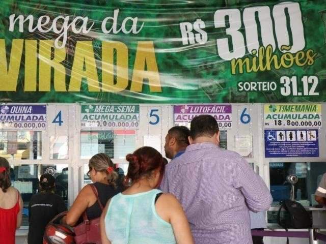 Faltam dois dias para sorteio de R$ 300 milh&otilde;es da Mega da Virada