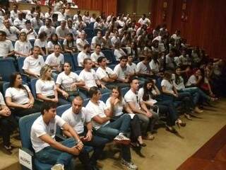 Grupo teve formatura do curso de formação para agente penitenciário em 1º de fevereiro. (Foto: Leonardo Rocha)