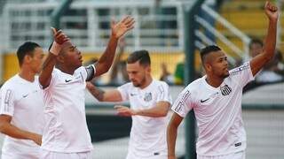 Santos abre 3 gols, sofre apag&atilde;o mas Robinho faz a diferen&ccedil;a