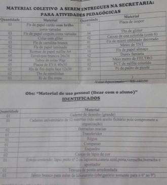 Escolas particulares pedem lista ilegal de materiais; saiba como denunciar