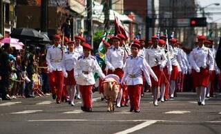 Desfile do Colégio Militar. (Foto: Marcos Ermínio/Arquivo)