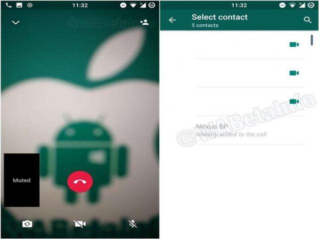 WhatsApp prepara chamadas de v&iacute;deo em grupo para Android