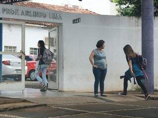 Na escola Arlindo Lima, no Centro não houve paralisação (Foto: Marcos Ermínio)