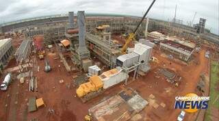 As obras começaram em fevereiro de 2013 e movimentaram a economia de Três Lagoas. (Foto: arquivo)