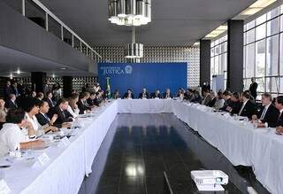 Reunião entre secretários de Justiça e ministro foi ontem em Brasília (Foto:Divulgação)