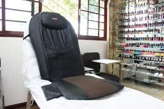 Originalmente, o equipamento de massagem foi projetado para se usado no carro. (Foto: Fernando Antunes)