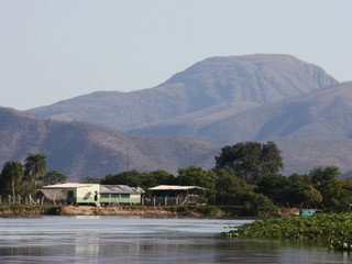 Comunidade da Barra do São Lourenço, distante 240 km de Corumbá (Foto: Divulgação/MPF)