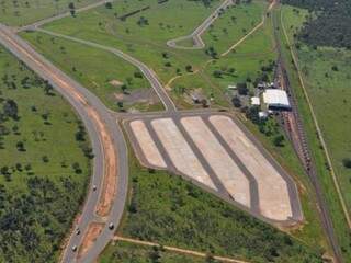 Terminal Intermodal de Cargas começou a ser construído em 2007 (Foto: Divulgação/PMCG)