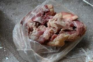 Carne usada na merenda tem muito sebo (foto:Divulgação)
