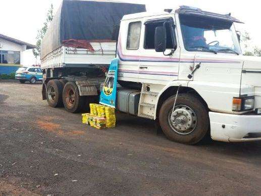 Carreta com 94 quilos de coca&iacute;na &eacute; apreendida trafegando pela MS-164