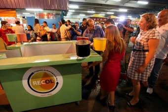  Feira Central ganha ponto de coleta de &oacute;leo de cozinha usado