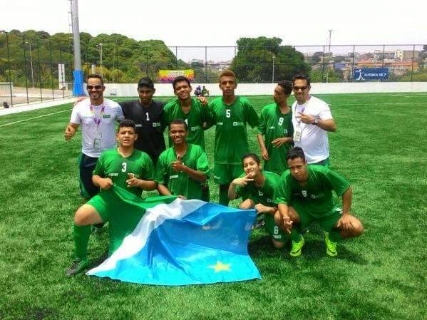 Equipe de futebol de 7 de MS conquista o ouro nas Paralimp&iacute;adas Escolares